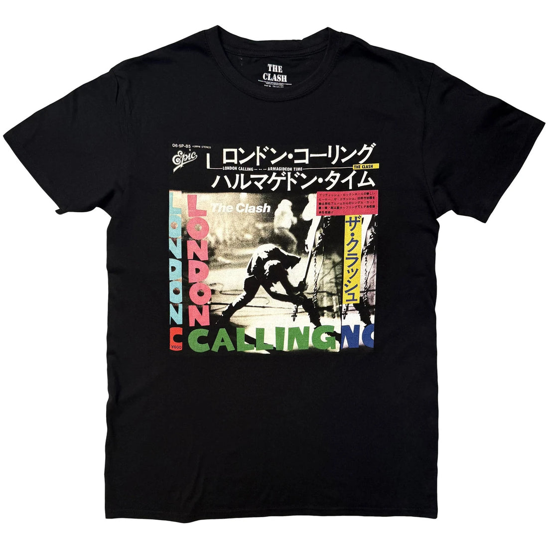 THE CLASH Attractive T-Shirt, London Calling Japan