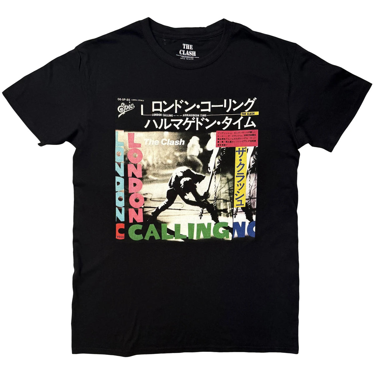 THE CLASH Attractive T-Shirt, London Calling Japan