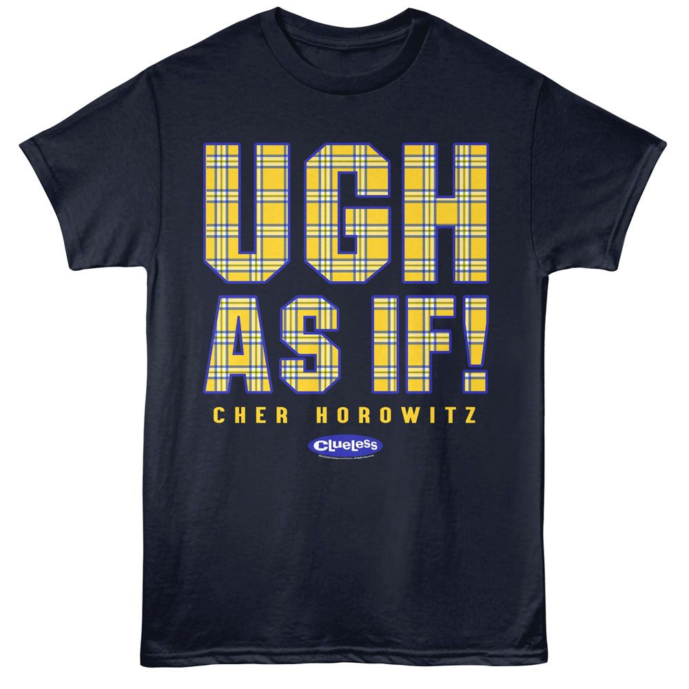 CLUELESS Eye-Catching T-Shirt, UGH AS IF