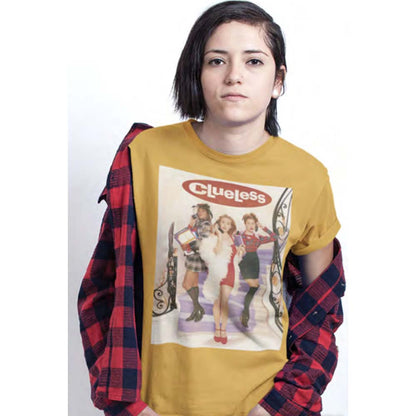 CLUELESS Eye-Catching T-Shirt, STAIRCASE POSTER W LOGO