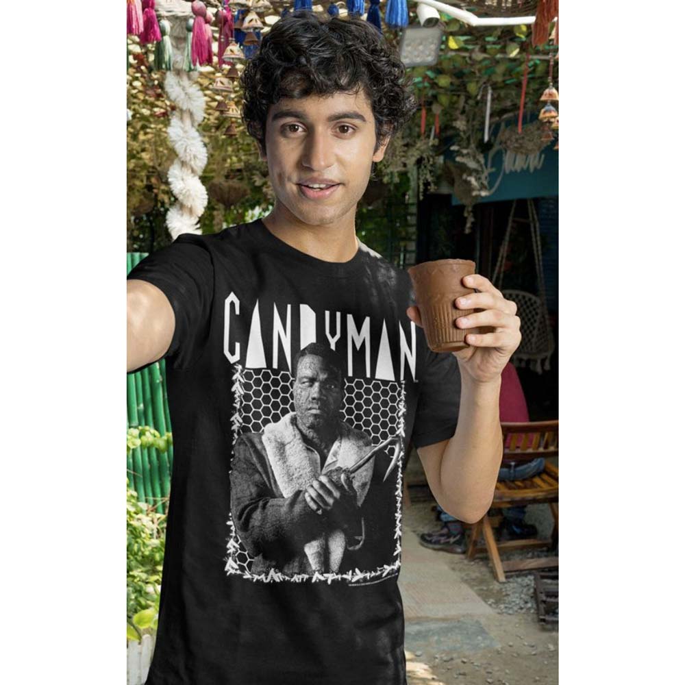 CANDYMAN Eye-Catching T-Shirt, Bee Border