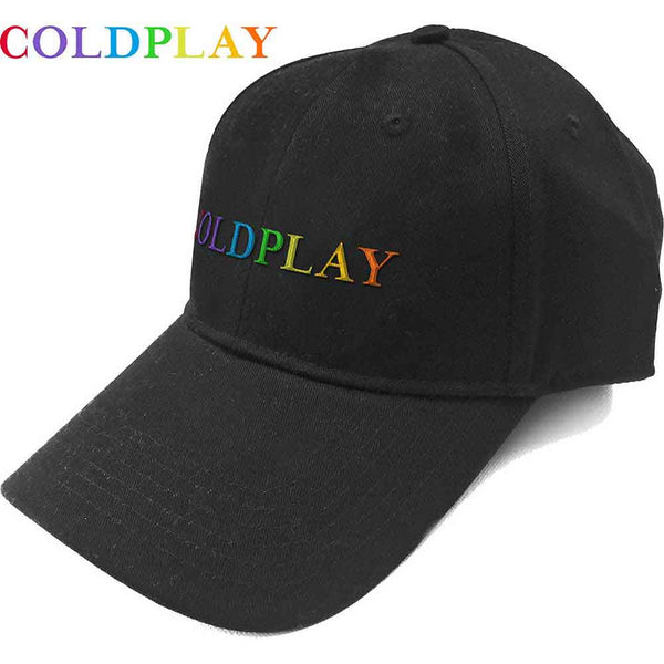 COLDPLAY Baseball Cap, Rainbow Logo