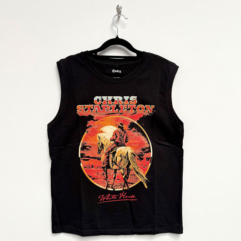 CHRIS STAPLETON Tank, White Horse