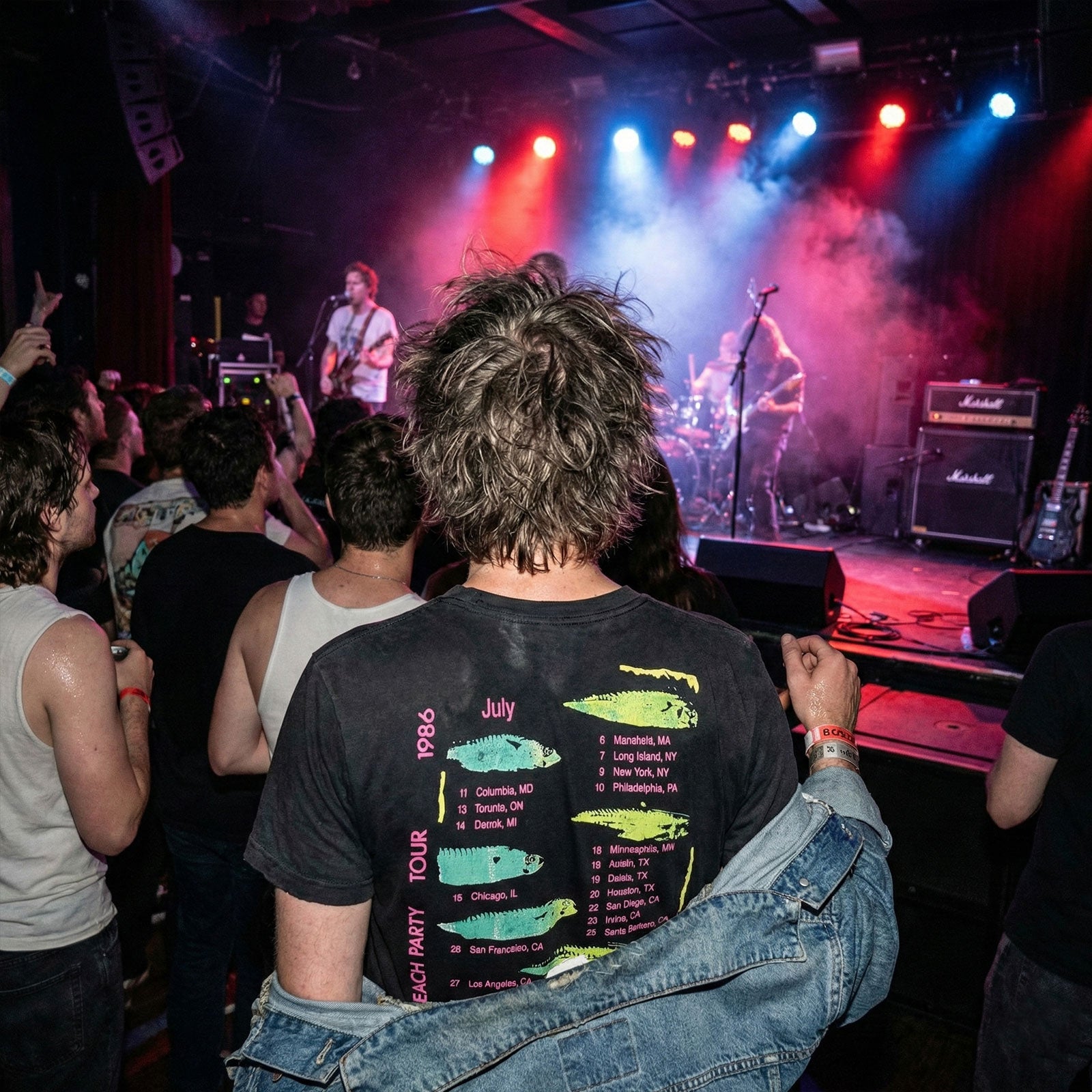 THE CURE Carbon T-Shirt, Beach Party Tour &