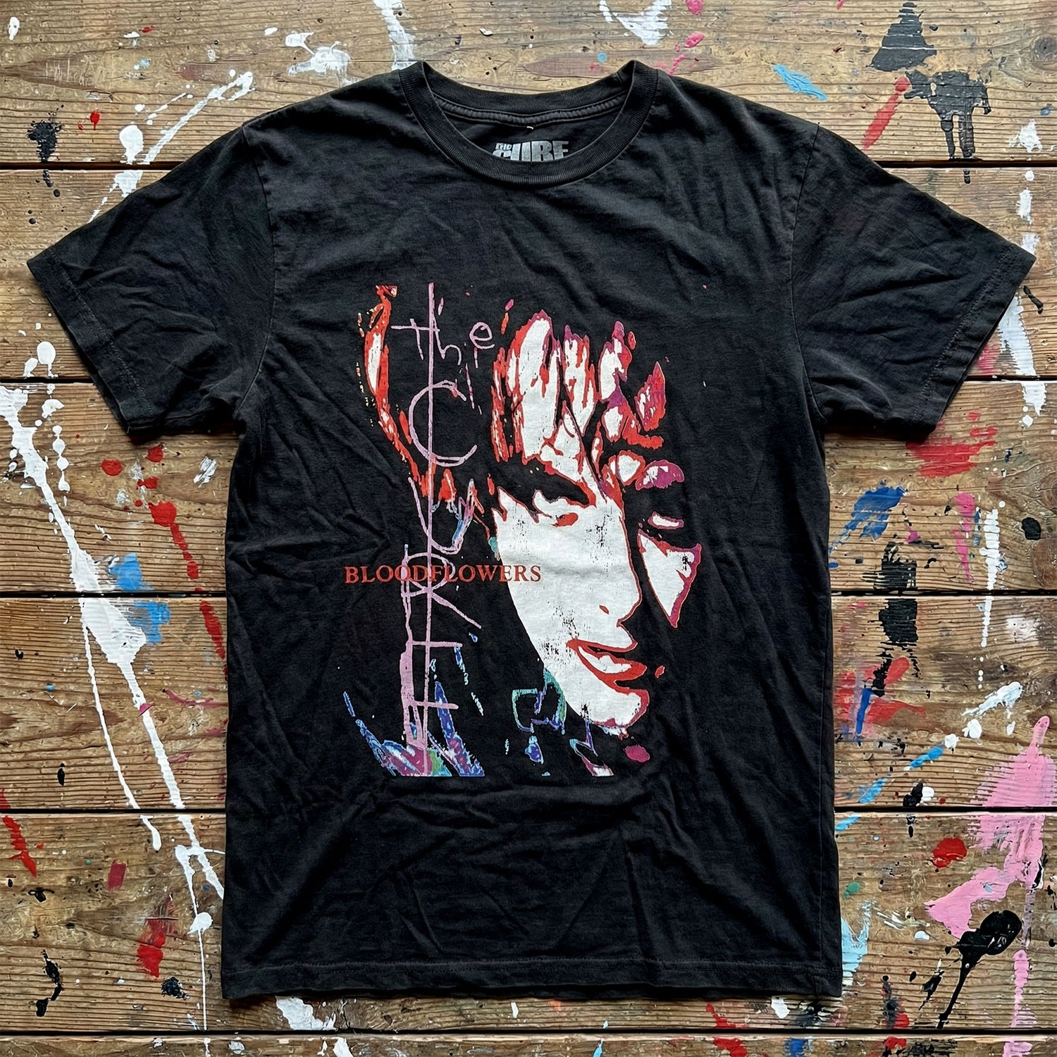 THE CURE Carbon T-Shirt, Bloodflowers Tour &