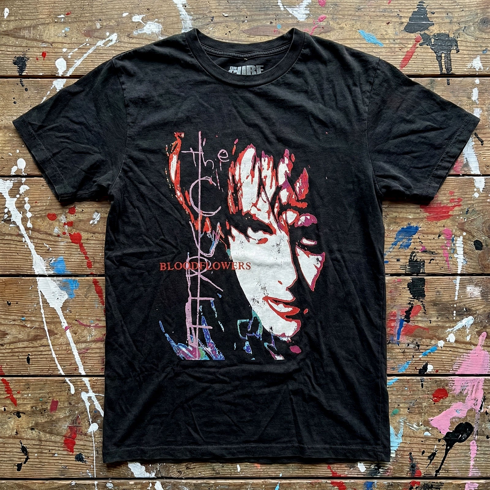 THE CURE Carbon T-Shirt, Bloodflowers Tour &