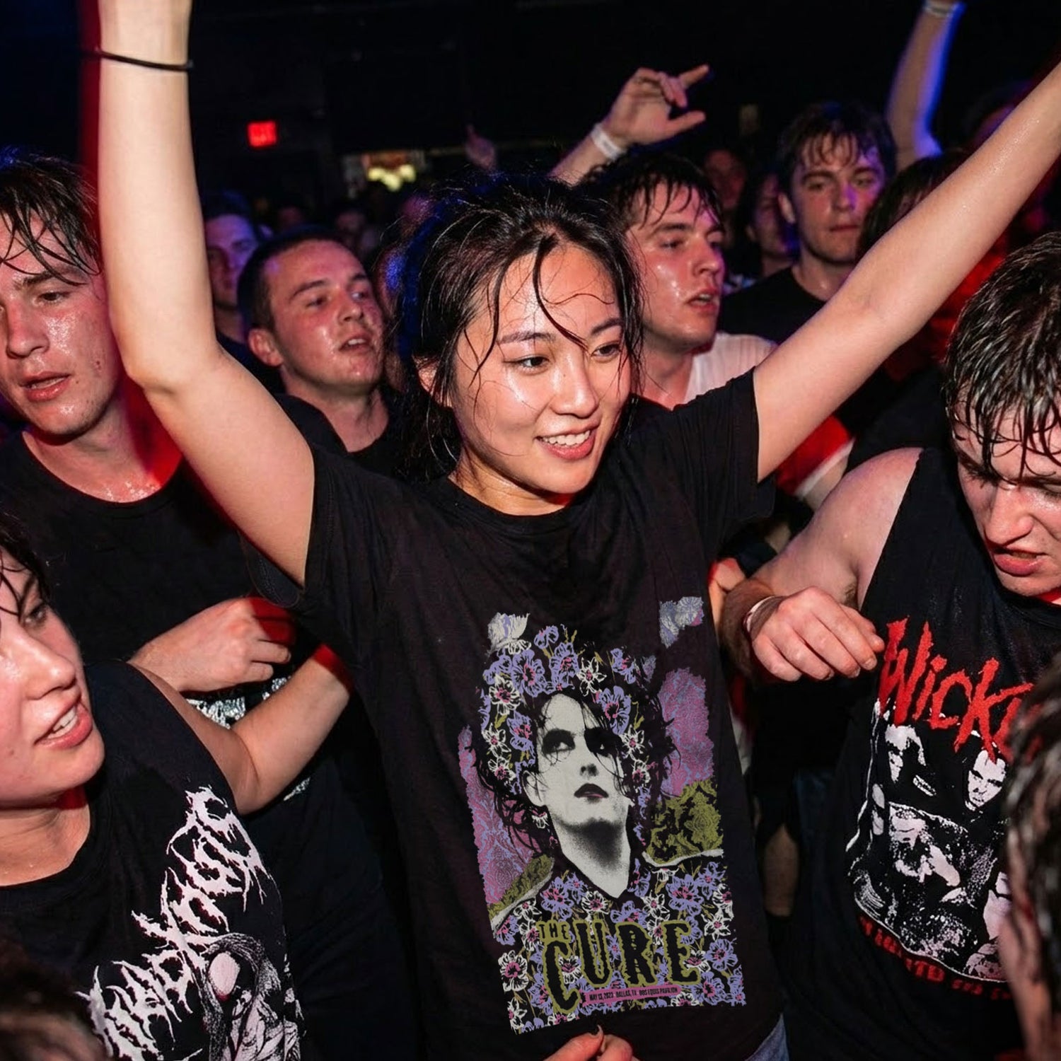 THE CURE Carbon T-Shirt, Dallas Poster 05.13.23