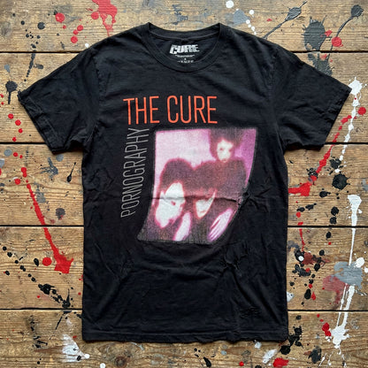 THE CURE Carbon T-Shirt, Pornography Photo Warped