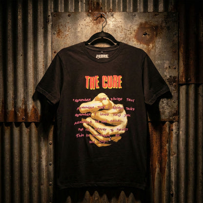 THE CURE Carbon T-Shirt, Praying Hands Treasure Lyric