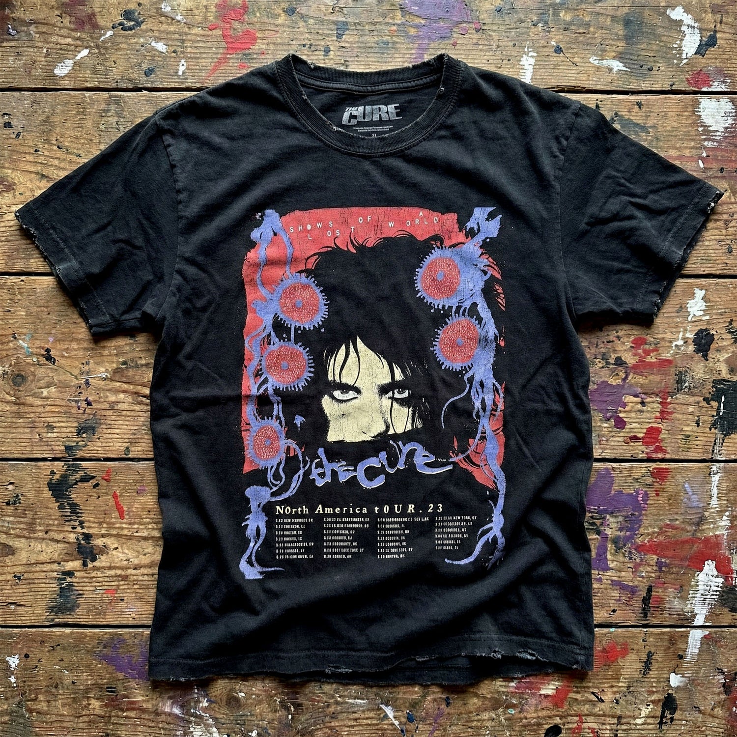 THE CURE Carbon T-Shirt, North American Tour &