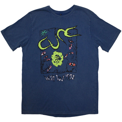 THE CURE Stone Wash T-Shirt, Wish Tour &