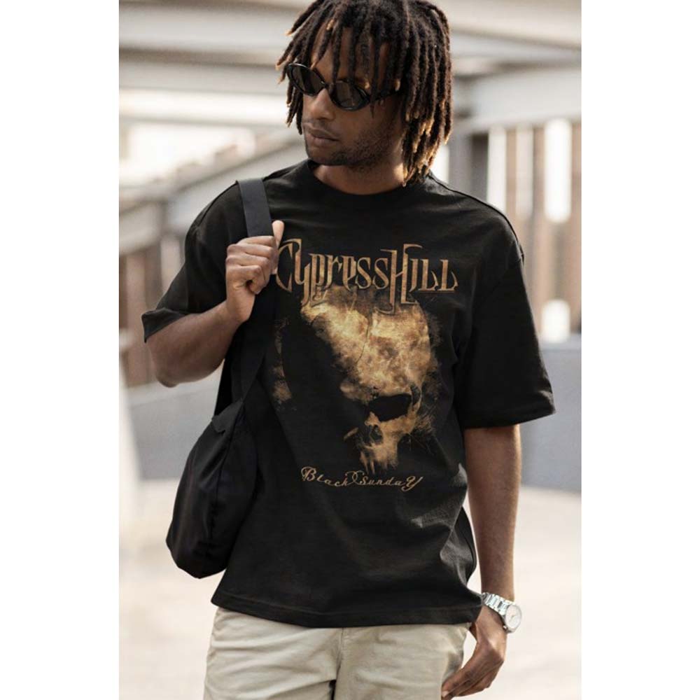 CYPRESS HILL Eye-Catching T-Shirt, Black Sunday