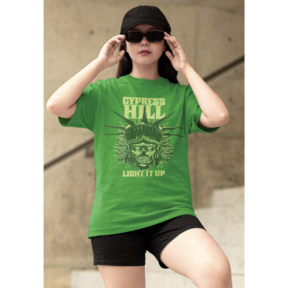 CYPRESS HILL Eye-Catching T-Shirt, Light It Up