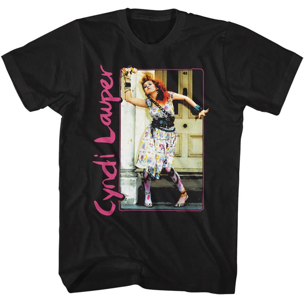 CYNDI LAUPER Eye-Catching T-Shirt, Dress and Tights