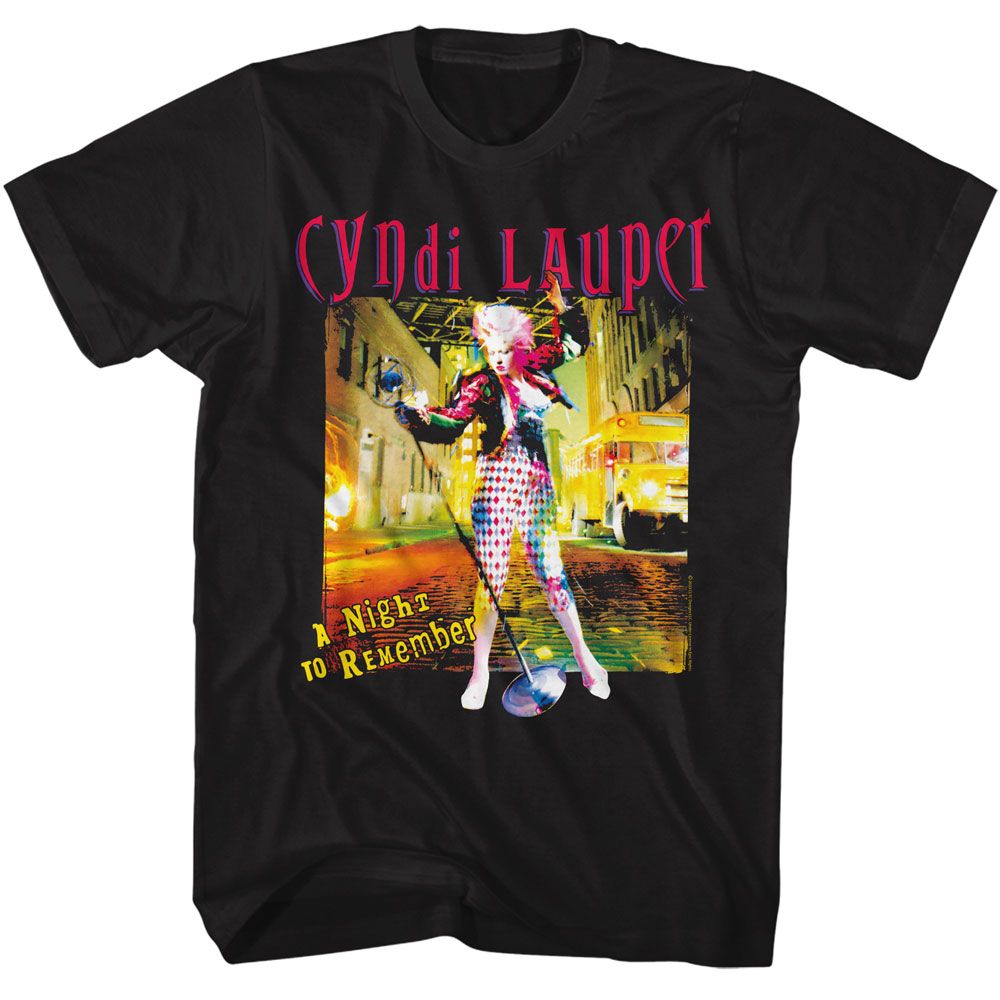 CYNDI LAUPER Eye-Catching T-Shirt, A Night to Remember