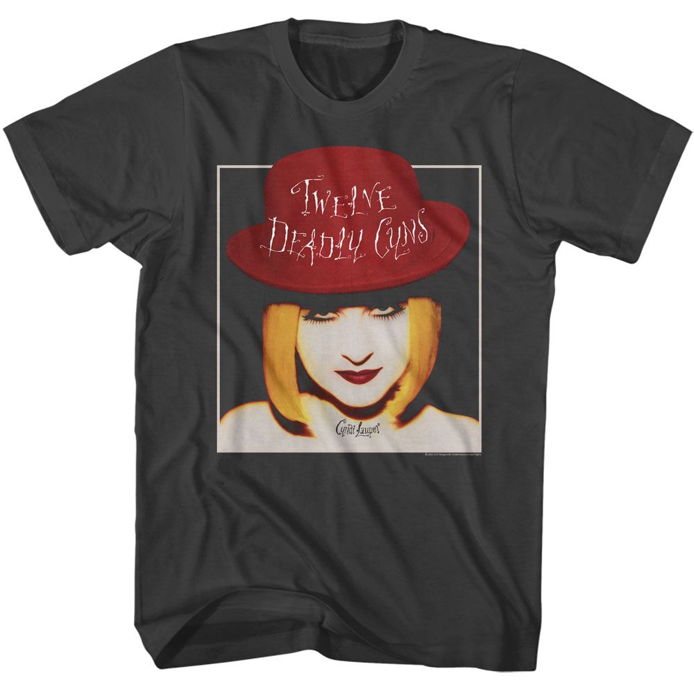 CYNDI LAUPER Eye-Catching T-Shirt, Twelve Deadly Guns