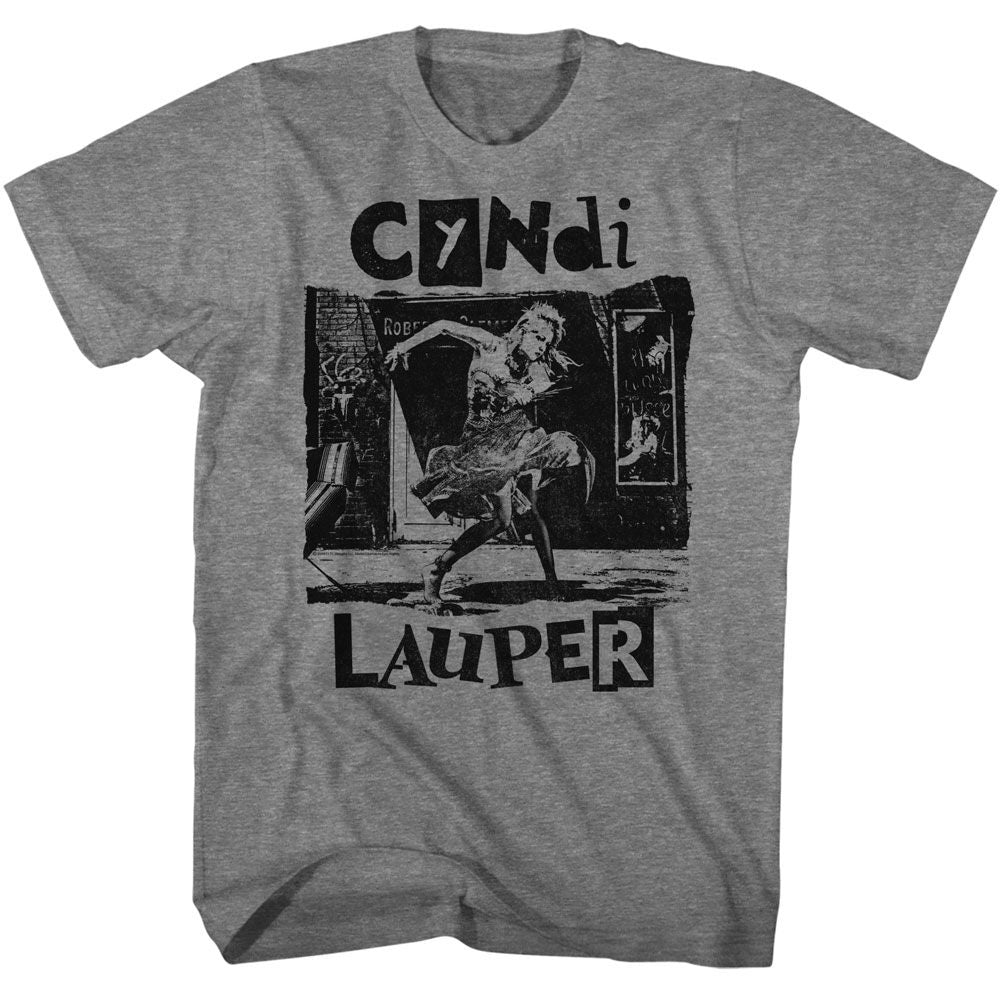 CYNDI LAUPER Eye-Catching T-Shirt, Torn