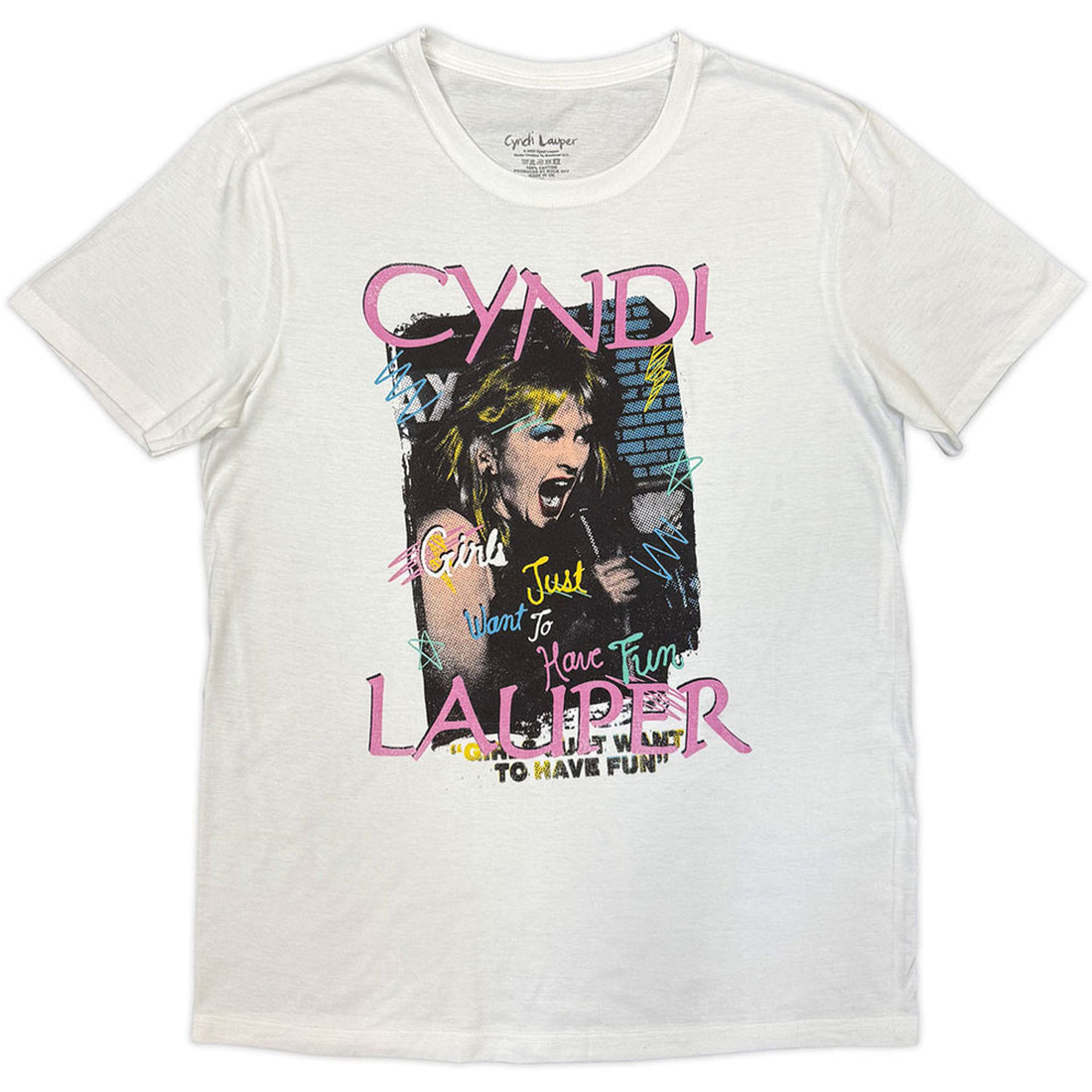 CYNDI LAUPER Attractive T-Shirt, Singing