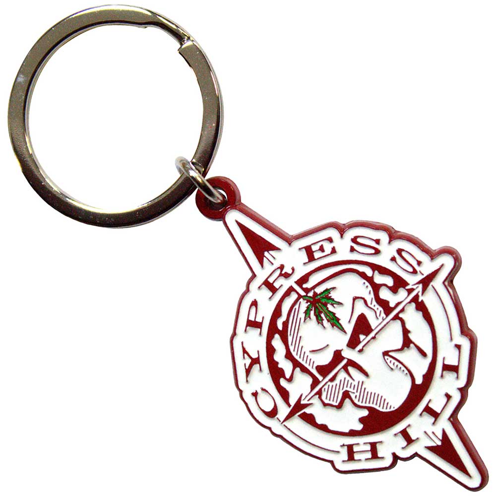 CYPRESS HILL Keychain, Skull Compass