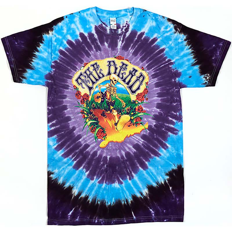 GRATEFUL DEAD Tie Dye T-Shirt, Coast to Coast