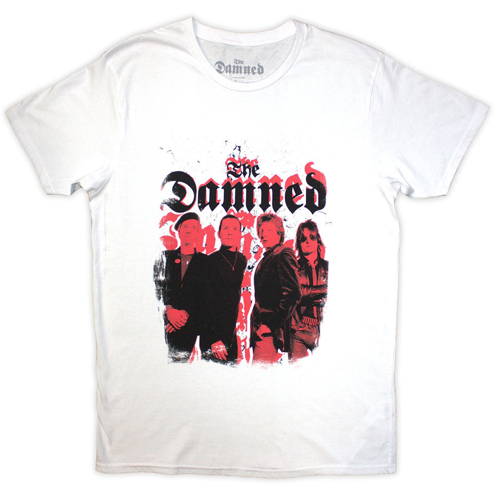 THE DAMNED Attractive T-Shirt, Repeat Logo Photo