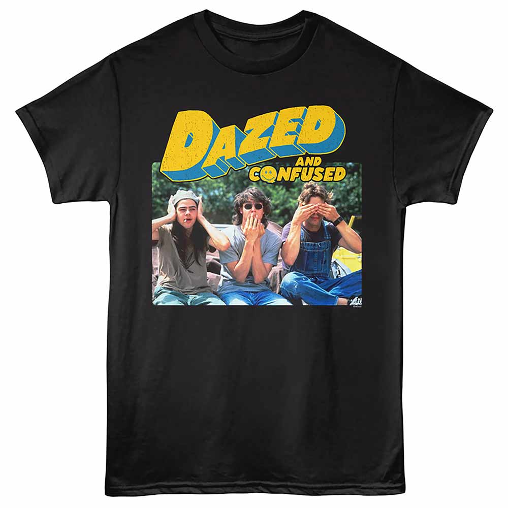 DAZED AND CONFUSED Eye-Catching T-Shirt, HEAR SPEAK SEE