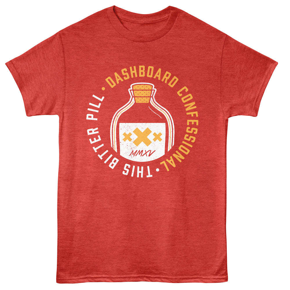 DASHBOARD CONFESSIONAL Eye-Catching T-Shirt, THE BITTER PILL