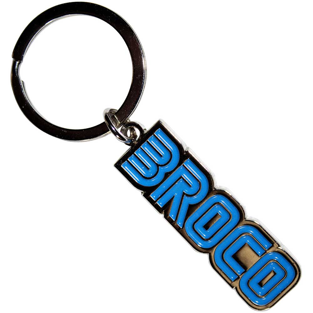 DON BROCO Keychain, Blue Logo