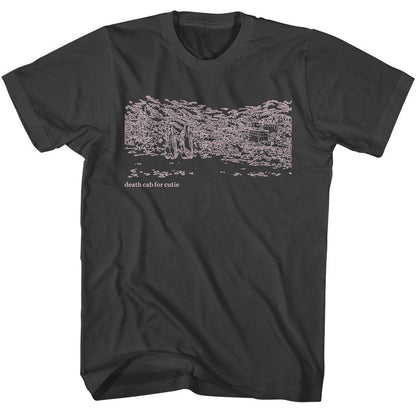 DEATH CAB FOR CUTIE Eye-Catching T-Shirt, Line Art