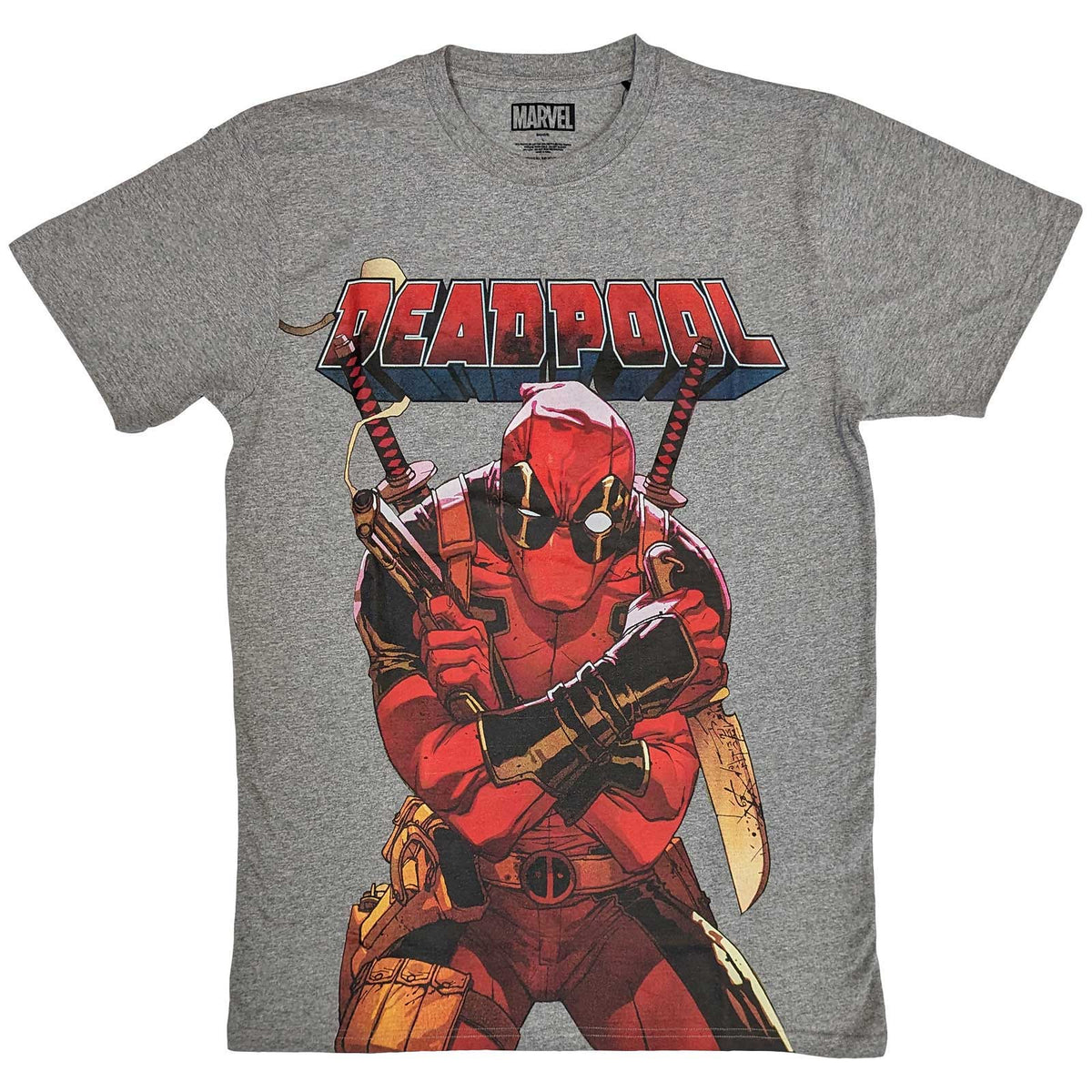 MARVEL COMICS Attractive T-shirt, Deadpool Big Print