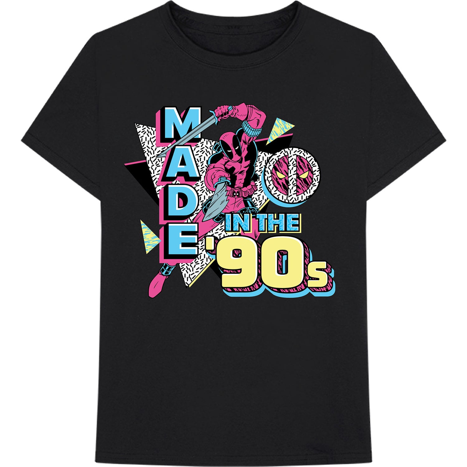 MARVEL COMICS Attractive T-shirt, Deadpool Made In The 90s