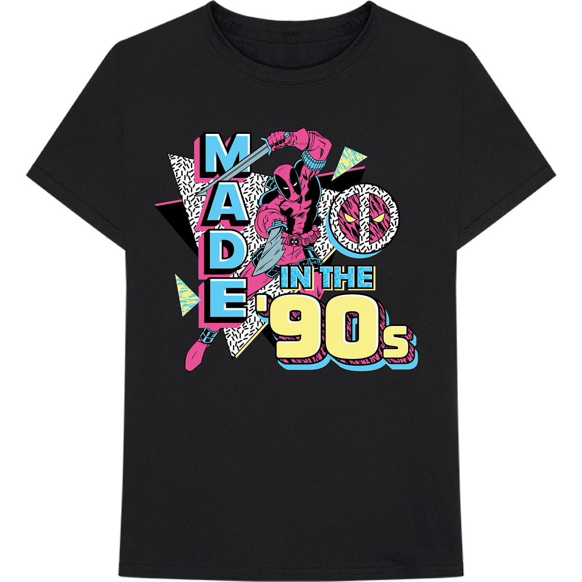 MARVEL COMICS Attractive T-shirt, Deadpool Made In The 90s