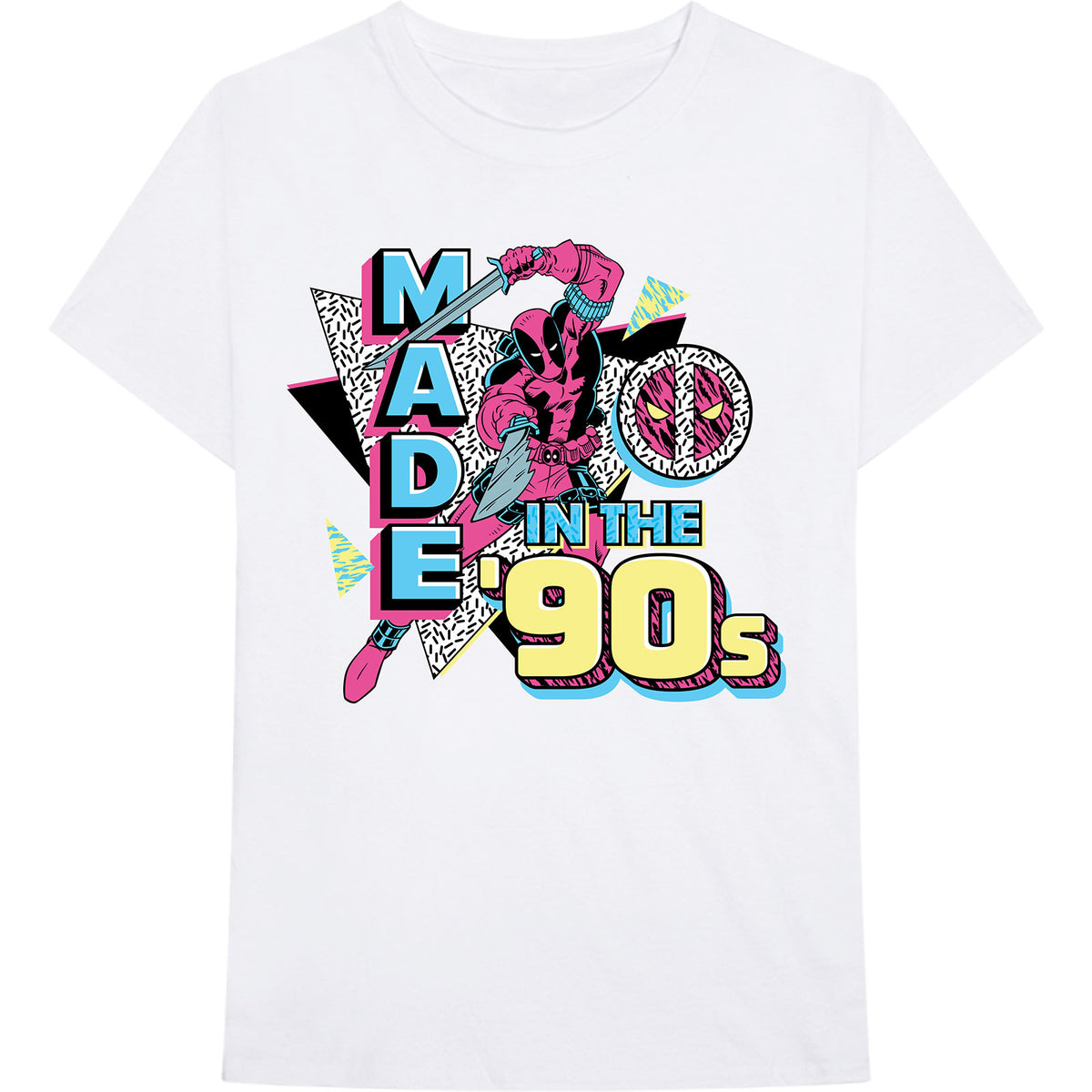 MARVEL COMICS Attractive T-shirt, Deadpool Made In The 90s