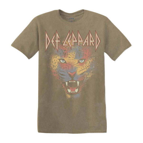 DEF LEPPARD Pigment Dyed T-Shirt, Painted