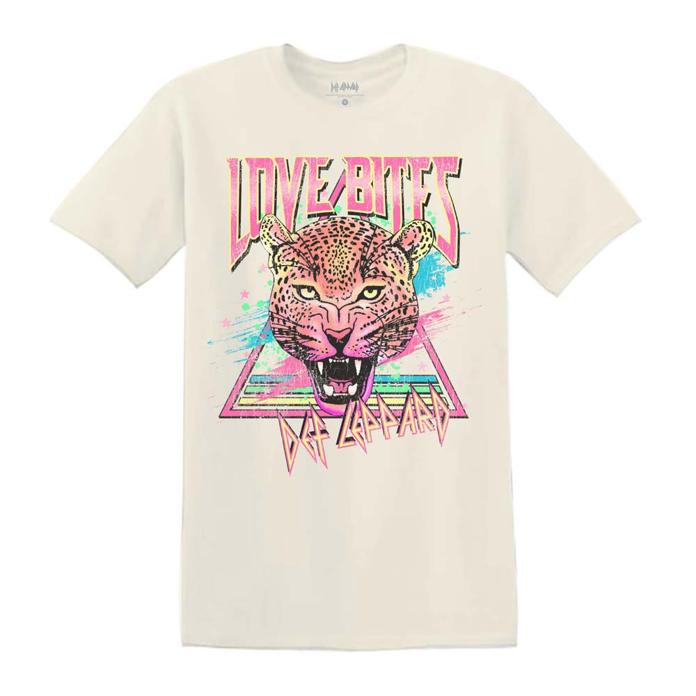 DEF LEPPARD Pigment Dyed T-Shirt, Love Bites