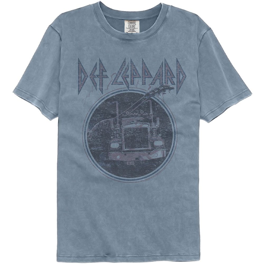 DEF LEPPARD Garment Dye T-Shirt, Truck