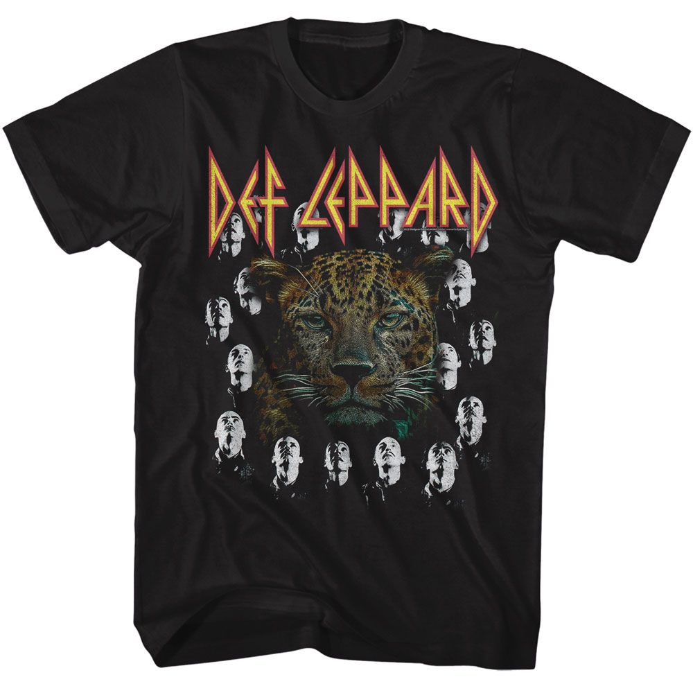 DEF LEPPARD Eye-Catching T-Shirt, Leopard High