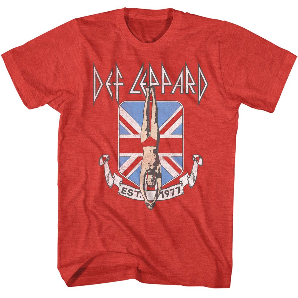 DEF LEPPARD Eye-Catching T-Shirt, Diver