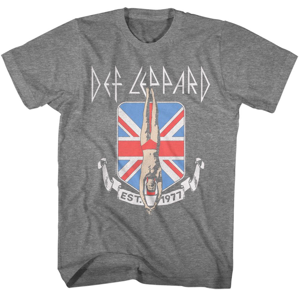 DEF LEPPARD Eye-Catching T-Shirt, Diver Flag