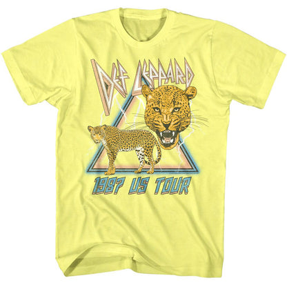 DEF LEPPARD Eye-Catching T-Shirt, 1987 Leopards