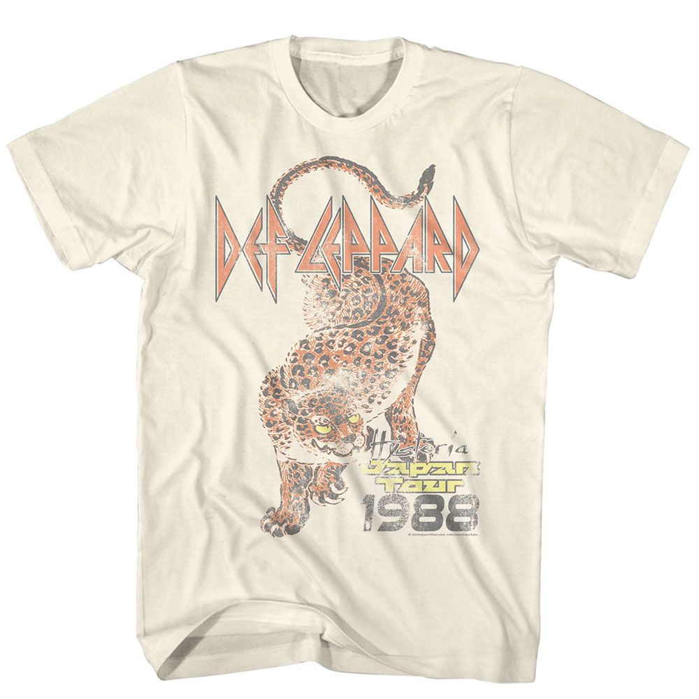 DEF LEPPARD Eye-Catching T-Shirt, JAPAN TOUR 88