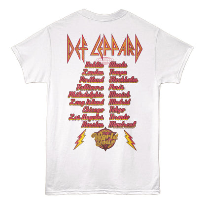 DEF LEPPARD Eye-Catching T-Shirt, WORLD TOUR 87 88