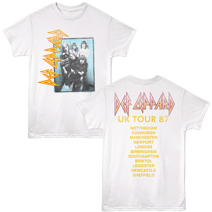 DEF LEPPARD Eye-Catching T-Shirt, UK TOUR 87
