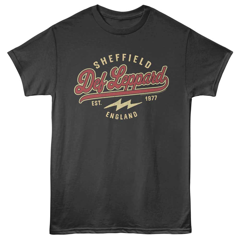 DEF LEPPARD Eye-Catching T-Shirt, SHEFFIELD ENGLAND