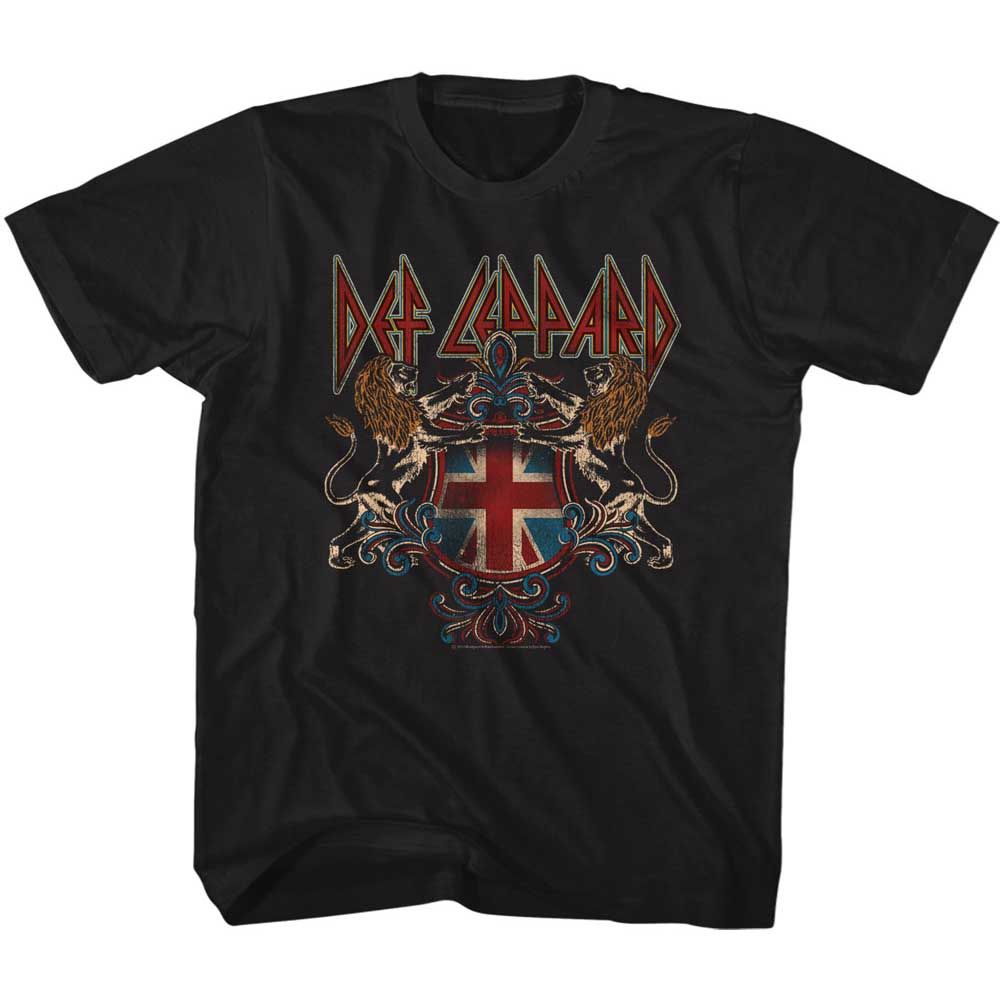 DEF LEPPARD Eye-Catching T-Shirt, DEFCREST