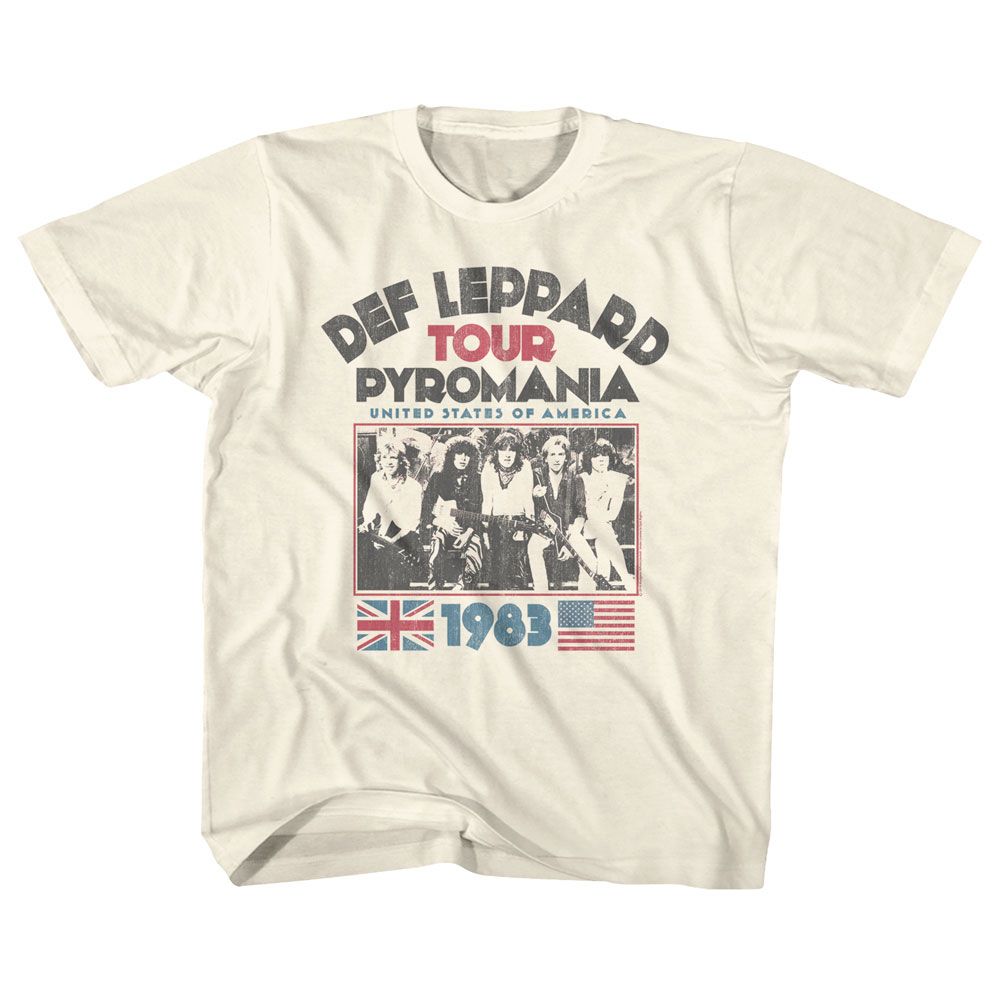 DEF LEPPARD Eye-Catching T-Shirt, PYRO TOUR