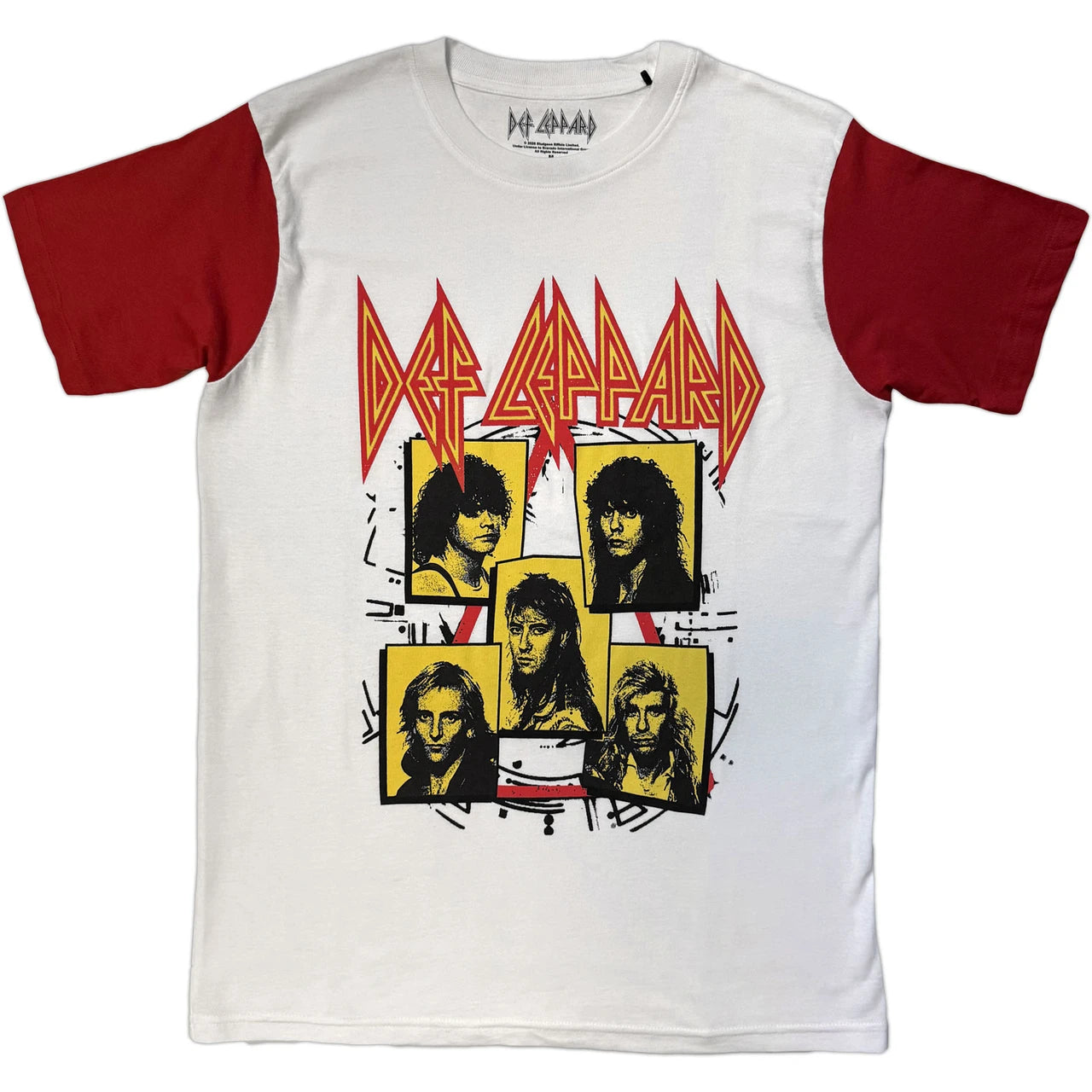 DEF LEPPARD Attractive Raglan, Band Frame