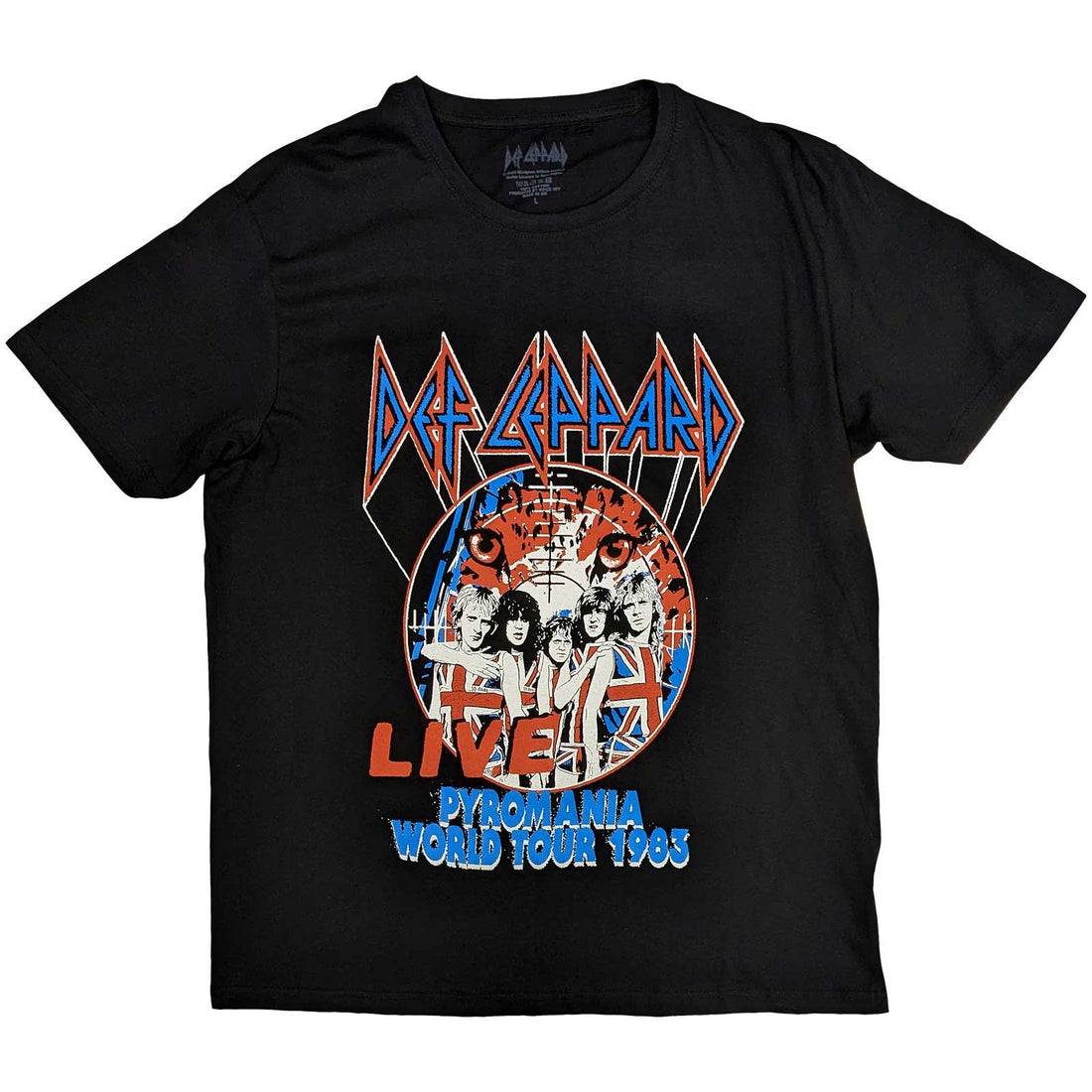 DEF LEPPARD Attractive T-Shirt, Pyro World Tour