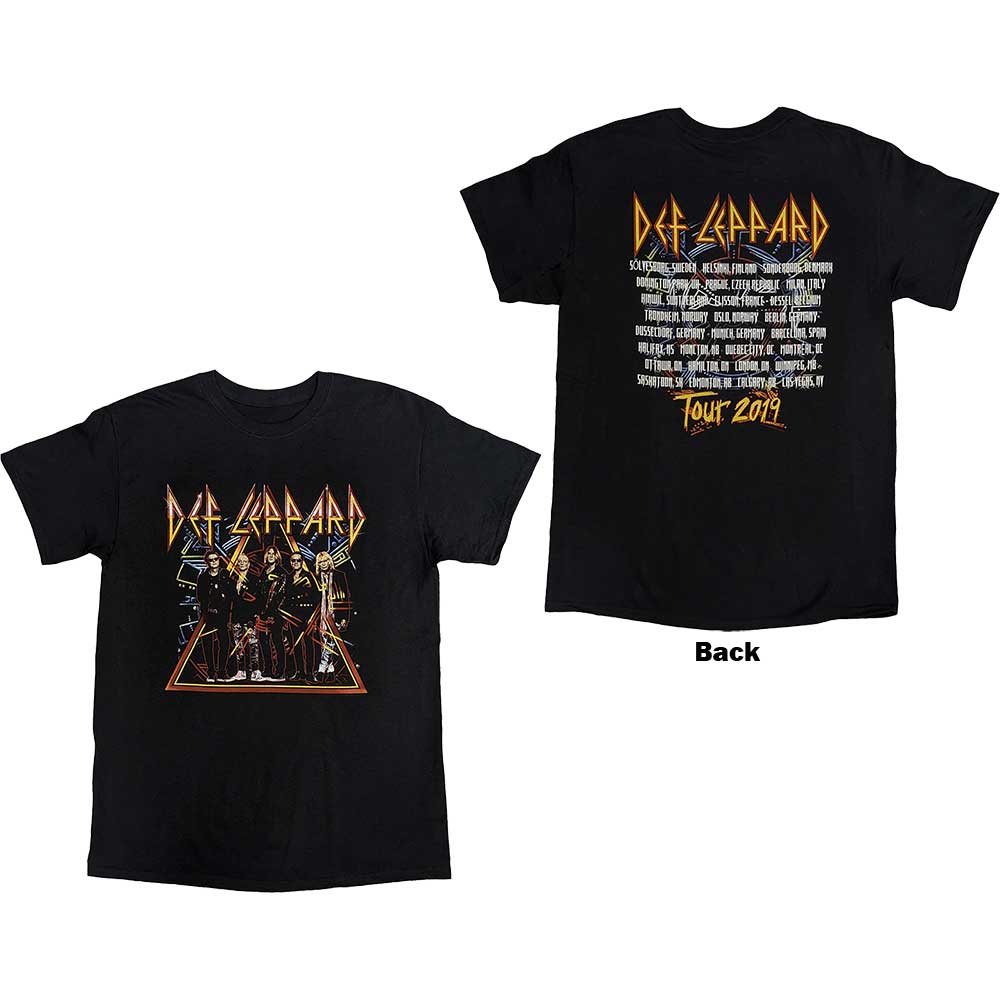 DEF LEPPARD Attractive T-Shirt, Band Photo Tour 2019