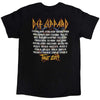 DEF LEPPARD Attractive T-Shirt, Band Photo Tour 2019